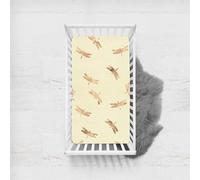 Morbuy Jacquard Pattern Next to Me Crib Sheets, Soft Microfiber Moses Basket Sheets, Breathable Cot Bed Sheets, Travel Cot Sheets for Boy and Girl, Easy Care Crib Sheets (Turquoise,120x60cm)