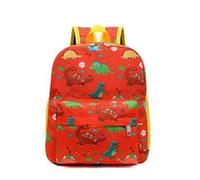 Morbuy Kids School Backpack Boys Girls, Cartoon Dinosaur Print Travel Causal School Bags, Laptop Backpack for Teenage Men Womens Lightweight Water Resistant Bookbag College Daypack (Red)