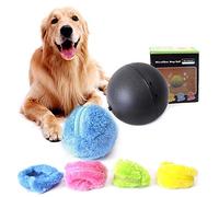 Morbuy Magic Roller Ball, Funny Electric Microfiber Mop Ball Funny Automatic Rolling Ball Toy Mini Robotic Cleaner with 4 Color Ball Cover Magic Ball Dog Cat Pet Toy