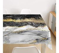 Morbuy Marble Tablecloths Rectangular Large, Waterproof Table Cloth Wipeable Stain-Resistant Oil-Proof Table Cover for Home Dining Garden Party (Scandinavian,140x240cm)