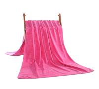 Morbuy Massage Bed Cover Without Face Hole,Soft Beauty Bed Cover Sheet, Washable Soft Absorbent Towel, Suitable for Bath SPA Massage Table Lashbed, Salons SPA (Pink,100x200cm)