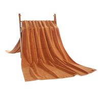 Morbuy Massage Bed Cover Without Face Hole,Soft Beauty Bed Cover Sheet, Washable Soft Absorbent Towel, Suitable for Bath SPA Massage Table Lashbed, Salons SPA (Golden Yellow,100x200cm)