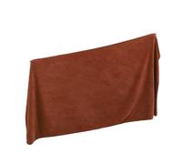 Morbuy Massage Bed Cover Without Face Hole Soft Beauty Bed Cover Sheet, Washable Soft Absorbent Towel, Suitable for Bath SPA Massage Table Lashbed Salons SPA Therapists (Brown,100x200cm)