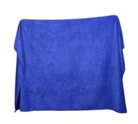 Morbuy Massage Bed Cover Without Face Hole, Super Absorbent Soft Beauty Bed Cover Sheet Washable Soft Absorbent Towel, Suitable for Bath SPA Massage Table Lashbed, Salons SPA (Blue,70x140cm)