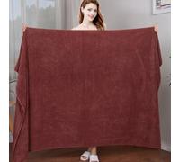 Morbuy Massage Bed Cover Without Face Hole, Super Absorbent Soft Beauty Bed Cover Sheet Washable Soft Absorbent Towel for Bath SPA Massage Table Lashbed, Salons SPA (Coffee Brown,70x140cm)
