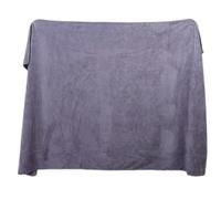 Morbuy Massage Bed Cover Without Face Hole, Super Absorbent Soft Beauty Bed Cover Sheet Washable Soft Absorbent Towel, Suitable for Bath SPA Massage Table Lashbed, Salons SPA (Gray,80x180cm)