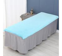 Morbuy Massage Bed Cover Without Face Hole, Super Absorbent Soft Beauty Bed Cover Sheet Washable Soft Absorbent Towel for Bath SPA Massage Table Lashbed, Salons SPA (Dark Purple,190x80cm)