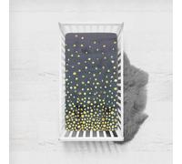 Morbuy Next to Me Crib Sheets, 3D Dot Cot Bed Sheets, Soft Breathable Microfiber Moses Basket Sheets, Cot Sheets for Boy and Girl, Durable Easy Care Crib Sheets (Gray,120x60cm)