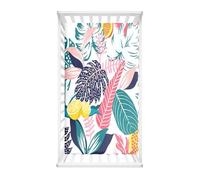 Morbuy Next to Me Crib Sheets, 3D Plant Cot Bed Sheets, Soft Breathable Microfiber Moses Basket Sheets, Cot Sheets for Boy and Girl, Durable Easy Care Crib Sheets (Lemon,90x55cm)