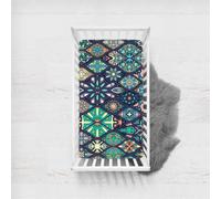 Morbuy Next to Me Crib Sheets,Bohemian Style Print Soft Microfiber Moses Basket Sheets,Breathable Cot Bed Sheets,Travel Cot Sheets for Boy and Girl,Easy Care Crib Sheets (Bohemian,120x60cm)