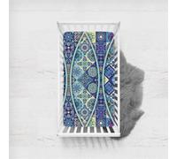 Morbuy Next to Me Crib Sheets, Bohemian Style Soft Microfiber Moses Basket Sheets, Breathable Cot Bed Sheets, Travel Cot Sheets for Boy and Girl, Easy Care Crib Sheets (Bohemian,140x70cm)