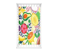 Morbuy Next to Me Crib Sheets, Fruit Series Cot Bed Sheets, Soft Breathable Microfiber Moses Basket Sheets, Cot Sheets for Boy and Girl, Durable Easy Care Crib Sheets (Papaya,140x70cm)