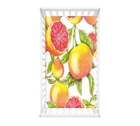 Morbuy Next to Me Crib Sheets, Fruit Series Cot Bed Sheets, Soft Breathable Microfiber Moses Basket Sheets, Cot Sheets for Boy and Girl, Durable Easy Care Crib Sheets (Grapefruit,90x55cm)