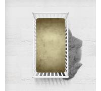 Morbuy Next to Me Crib Sheets, Retro Solid Color Soft Microfiber Moses Basket Sheets, Breathable Cot Bed Sheets, Travel Cot Sheets for Boy and Girl, Easy Care Crib Sheets (Khaki,135x100cm)