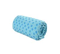 Morbuy Non Slip Yoga Mat Towels, Microfiber Super Soft Mesh Carrying Bag Sweat Absorbent Quick Dry Pilates Mat Towel Eco Friendly (183x63cm,Classic Cyan)