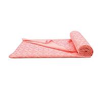 Morbuy Non Slip Yoga Mat Towels, Microfiber Super Soft Mesh Carrying Bag Sweat Absorbent Quick Dry Pilates Mat Towel Eco Friendly (183x63cm,Pink)