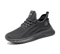 Morbuy Sneakers for Men, Lightweight Mesh Breathable Trainer Shoes Casual Running Non-Slip Walking Shoes Comfortable Gym Sports Shoes for Outdoor Fitness Jogging