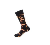 Morbuy Socks sport men, cotton blend seafood pattern rich sports keep warm mid tube socks (2 Pair Pack). (shrimp)