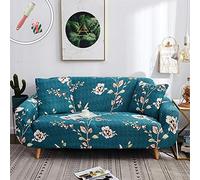 Morbuy Sofa Slipcovers Classic Home Decor Settee Couch Sets Removable Washable Stretch Fabric Non Slip Elastic Pet Protector Chair Slipcovers for Sofas Leather (4 seater,Turquoise)
