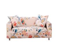 Morbuy Sofa Slipcovers Home Romantic Floral Decor Settee Couch Sets Removable Washable Stretch Fabric Non Slip Elastic Pet Protector Chair Slipcovers for Sofas Leather (3 seater,Floral aroma)