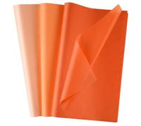Morcheiong 60 Sheets Orange Tissue Paper Multicolor Art Gift Wrapping Tissue Paper Bulk for DIY Birthday Halloween Thanksgiving Wedding Holiday Crafts Decor Party Festival(20 x 14.5 inches /50 x 37cm)
