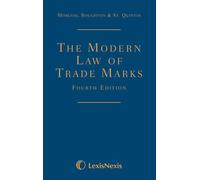 Morcom, Roughton and St Quintin: The Modern Law of Trade Marks