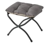 Mordchil EU 15"(H) Folding Ottoman, Foldable Footrest Stool, Portable Small Foot Stool for Couch, Collapsible Foot Rest Ottoman for Sofa, Accent Padded Ottomans for Living Room, Bedroom, Dark Brown