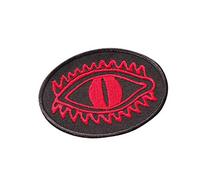 Mordor Eye, Tolkien, Lord of The Rings, LOTR, Fantasy, Fairtale, Sauron, Black Metal, Dungeon Synth, Saruman, Gondor, Hell Embroidered Iron on Applique Souvenir Accessory