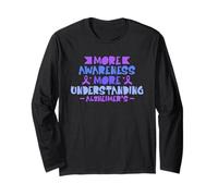 More Awareness More Understanding Alzheimers Disease Support Long Sleeve T-Shirt