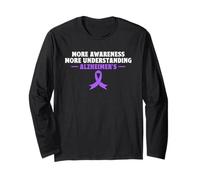 More Awareness More Understanding Alzheimers Disease Support Long Sleeve T-Shirt
