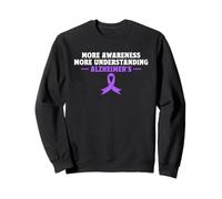 More Awareness More Understanding Alzheimers Disease Support Sweatshirt