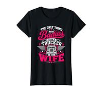 More Badass Than A Trucker is His Wife Value Graphic T-Shirt