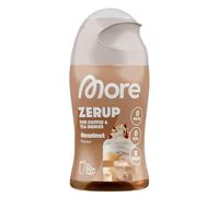 MORE Barista Zerup, Hazelnut Flavour, 65 ml - Zero Calories Syrup for Coffee, Tea, and Hot Beverages - Made in Germany