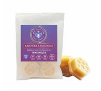 More Bees Please - Lavender & Patchouli Melts, 60g - Sustainable Local Beeswax, Biodegradable, Finest Oils, Toxin-Free, Cream