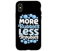 More Bubbles Less Problems Homemade Soap Soap Making Case for iPhone X/XS