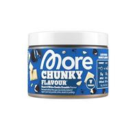 MORE Chunky Flavour, Black and White Cookie Crumble, 150 g, flavour powder for sweetening, low in sugar and calories, with inulin and lactase - made in Germany