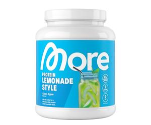 More Clear Protein Whey Isolate Powder, Green Apple, 600 g, 1.32 lbs, 20 Servings, Protein Drink with whey Isolate, Clear whey, Lactose Free, Made in Germany