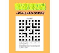 More Codeword Puzzle from MRC Crosswords