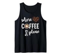 More Coffee Please Barista Latte Art Espresso Design Tank Top
