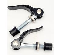 More Colour Bicycle Quick Release Seat Clamp M8 x 55 mm Black Pack of 2