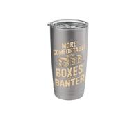 More Comfortable with Boxes Than Banter Archivist Stainless Steel Insulated Tumbler