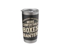 More Comfortable with Boxes Than Banter Archivist Stainless Steel Insulated Tumbler