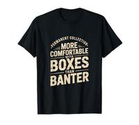 More Comfortable with Boxes Than Banter Archivist T-Shirt