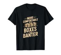More Comfortable with Boxes Than Banter Archivist T-Shirt