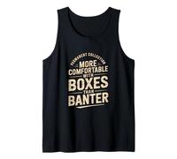 More Comfortable with Boxes Than Banter Archivist Tank Top