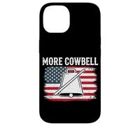 More Cowbell USA Flag Drum Lover Music Instrument Humor Case for iPhone 14