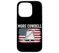 More Cowbell USA Flag Drum Lover Music Instrument Humor Case for iPhone 14 Pro