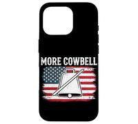 More Cowbell USA Flag Drum Lover Music Instrument Humor Case for iPhone 16 Pro