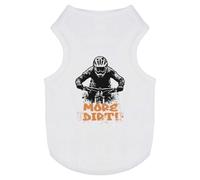 'More Dirt! Mountain Biker' Pet Dog/Cat T-Shirt (PT00134604)