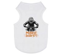'More Dirt! Mountain Biker' Pet Dog/Cat T-Shirt (PT00134606)